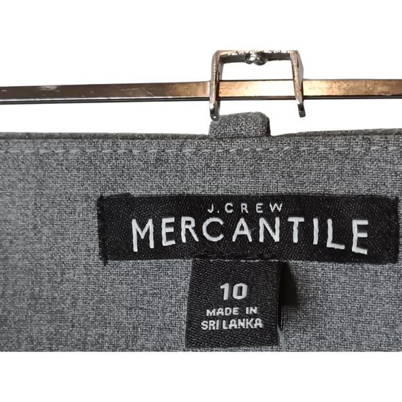J.Crew Mercantile Women’s Gray Pants Size 10 Ankle Career Trousers Pockets - Picture 11 of 15